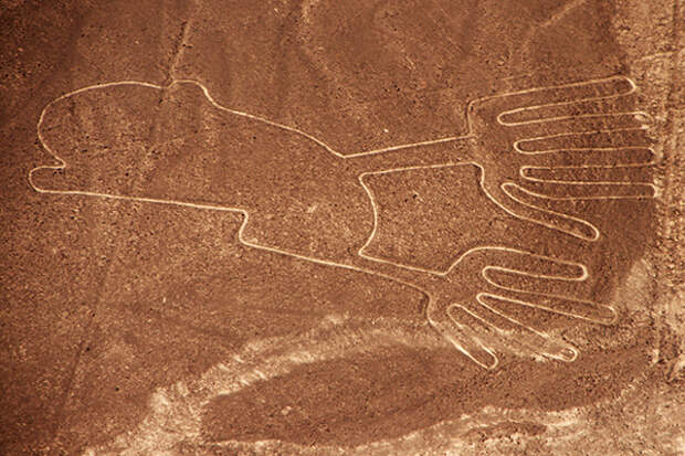 Геоглиф в пустыне Наска, Перу