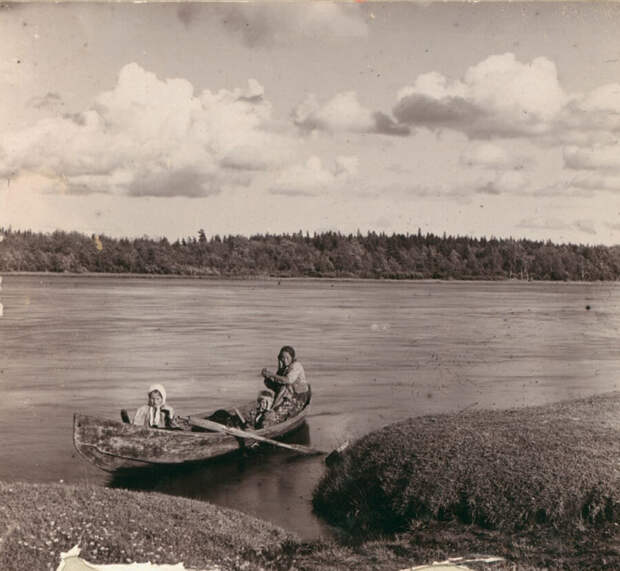 Ленинградская область, река Свирь, 1909 год.