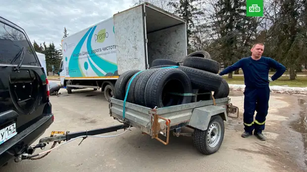 Ленобласть приучает автомобилистов грамотно утилизировать старые шины