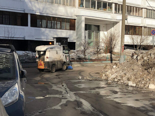 уборка дворов, Орехово-Борисово Северное, дворы
