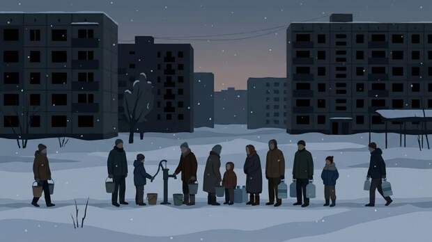 В Киеве пропало водоснабжение на фоне блэкаута