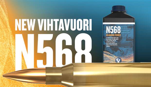 Высокомощный винтовочный порох Vihtavuori N568