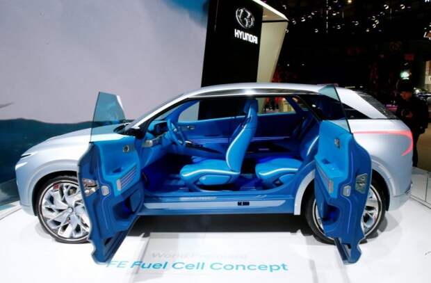 Hyundai Fuel Cell Concept автовыставка, женева, женева 2017