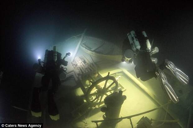 Подводная прогулка по затонувшему 107 лет назад кораблю
