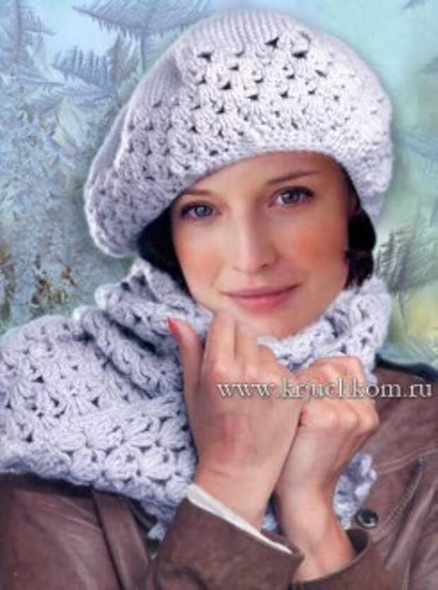 Вязание крючком берета схемы