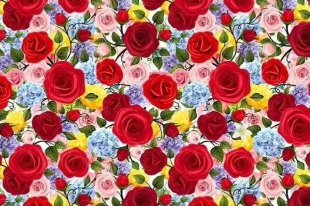 Найдите белую лилию: цветочная головоломка, которая ломает внимание