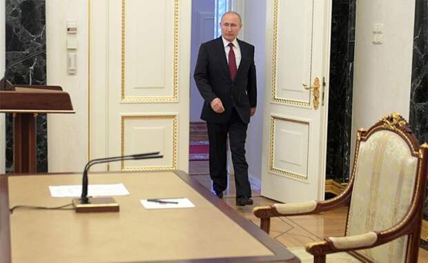 На фото: президент РФ В.Путин