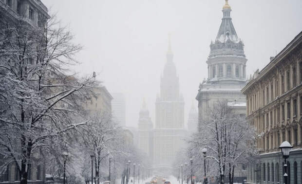 Московские дворники ведут круглосуточную борьбу на снежном фронте