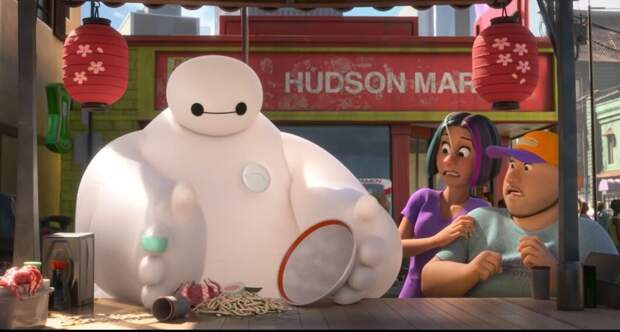 Baymax a balloon-shaped AI life form