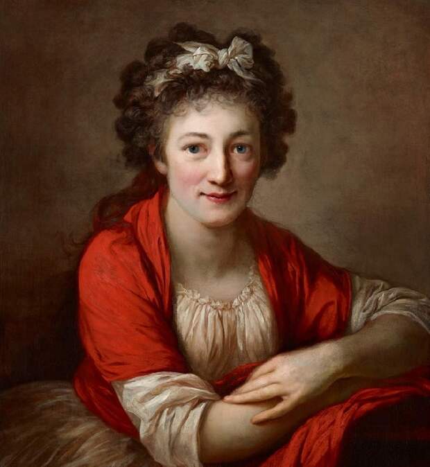 Софи Габен, (около 1795-96 гг.), Холст, масло. 70,3 см x 56 см. Художник: Anton Graff. Софи Габен, (около 1795-96 гг.), Холст, масло. 70,3 см x 56 см. Художник: Anton Graff.