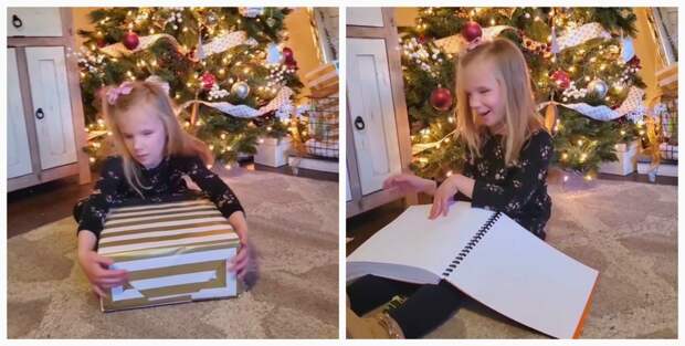 Слепой девочке подарили книги о Гарри Поттере. Ее реакция просто бесценна