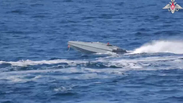 В Чёрном море уничтожен безэкипажный катер ВСУ