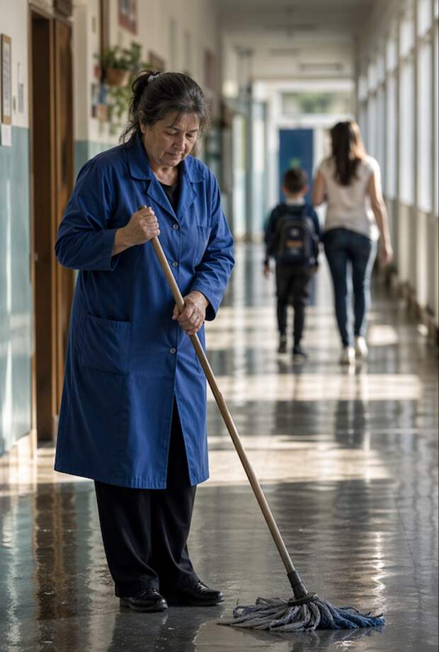 Забирая Кирюшу из лицея, Надя увидела в коридоре мать мужа. Та замерла