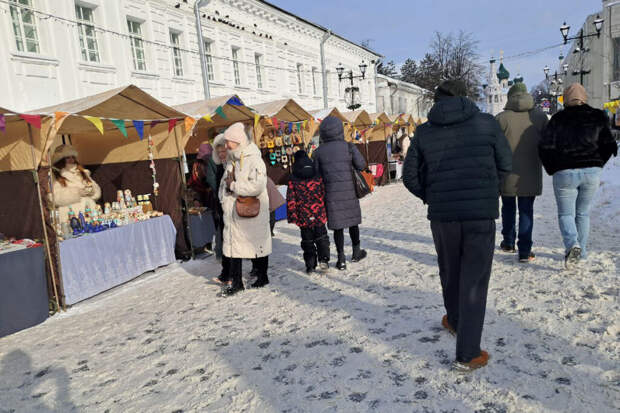 Масленичные гуляния прошли в Ярославле