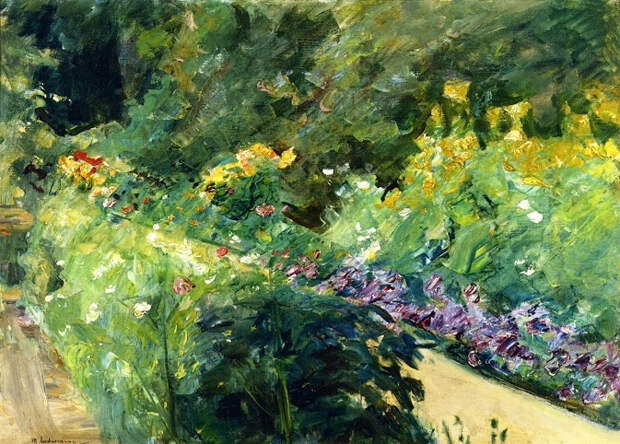 Flowerbeds in the Garden to the Northwest ок. 1924 (673x482, 498Kb)