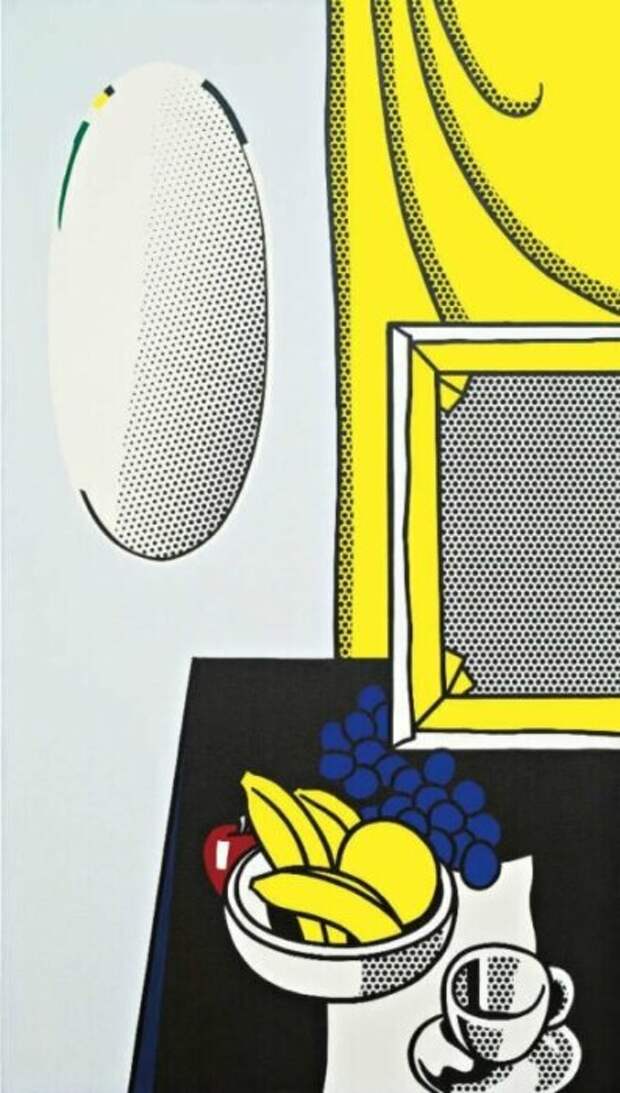 Натюрморт с зеркалом, Рой Лихтенштейн, 1972 год. \ Фото: 318art.cn.