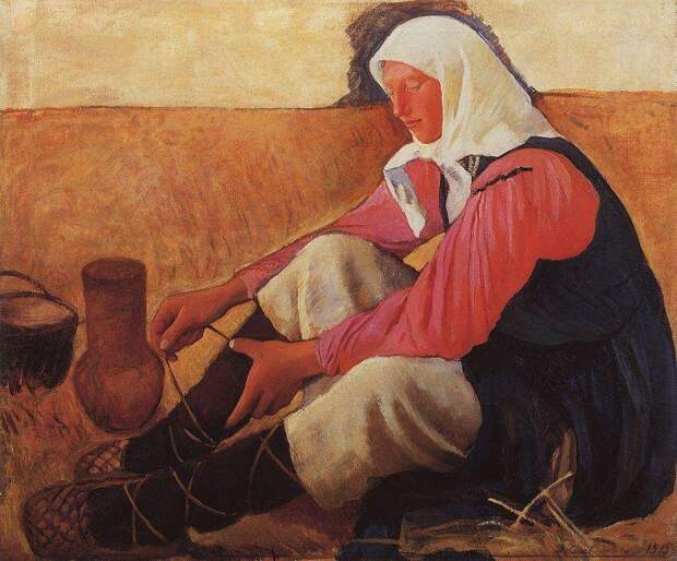 Картина Зинаиды Серебряковой. Картина Зинаиды Серебряковой.