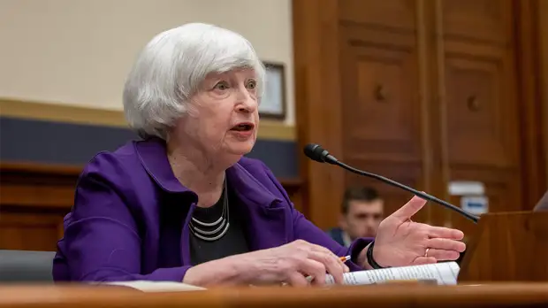 Глава Минфина США заявила о неопределенности в вопросе направления Киеву активов России