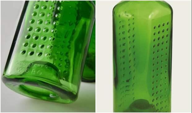 Ребристая поверхность усиливает сцепление с раствором (Heineken WOBO).