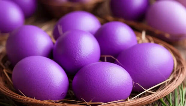 Сиреневые яйца на Пасху без химии: секретный ингредиент, который обычно выбрасывают
