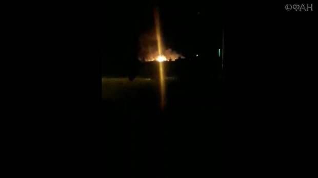 Появилось видео ракетной атаки Израиля на позиции САА в Дамаске 