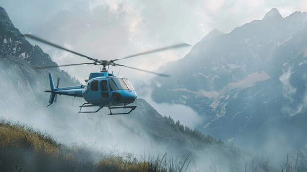 В Амурской области ищут пропавший частный вертолёт с тремя людьми на борту