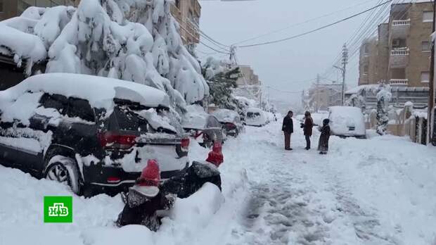 Иорданию занесло снегом