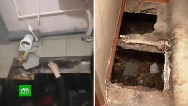 Чиновники пообещали отремонтировать квартиру, где пол рухнул вместе с людьми