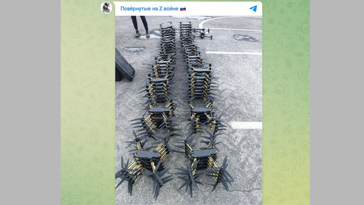 СВЕЖАЯ ПАРТИЯ "ПТИЧЕК". ФОТО С КАНАЛА "ПОВЁРНУТЫЕ НА Z ВОЙНЕ"