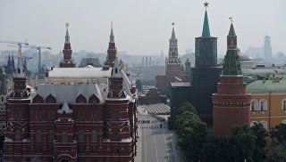 Вид на Государственный исторический музей. Архивное фото