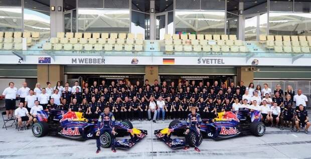 Десятилетие началось с доминирования Red Bull.,