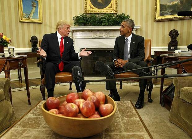 Дональд Трамп и Барак Обама. Фото: REUTERS