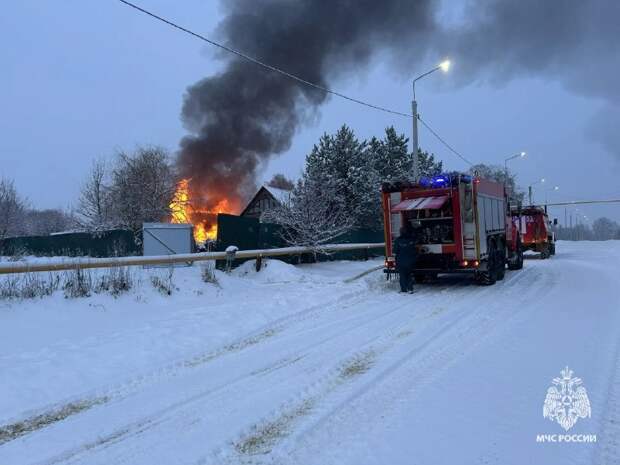 В Тульской области 30 декабря потушили четыре пожара