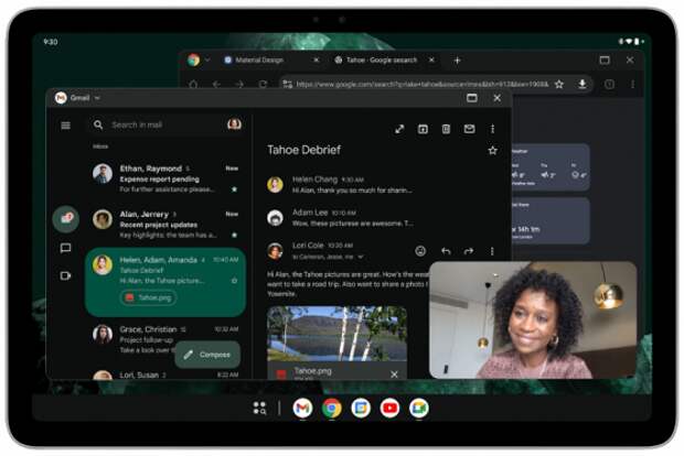 Google тестирует «оконный» режим для планшетов Android, превращая их в подобие ПК с полной поддержкой многозадачности