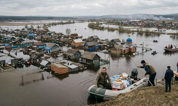 Паводки в России создают опасность, охватив десятки регионов