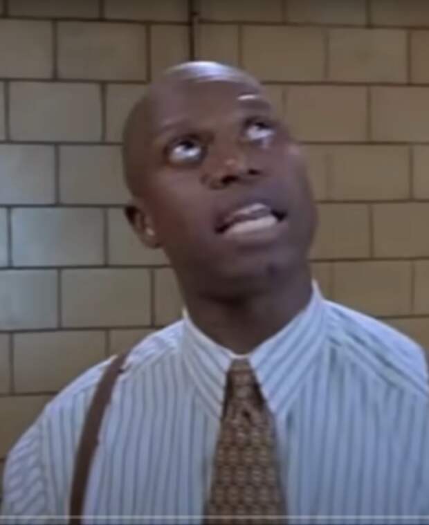 Pembleton making a weird face while interrogating someone on Homicide: Life On The Streets