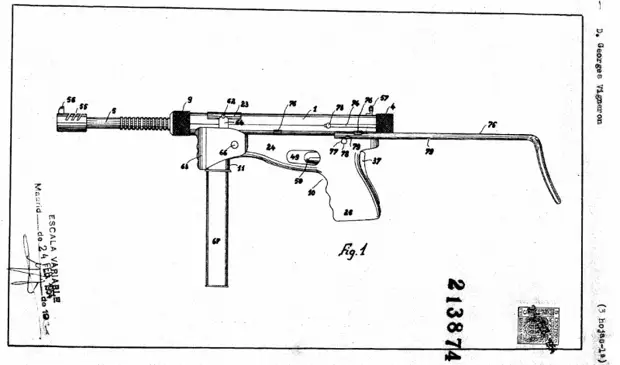 Пистолет-пулемёт «Виньерон» (Vigneron). Первый бельгийский