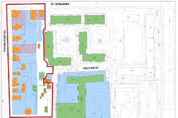 Частные дома по улице Карла Маркса в Тамбове снесут для комплексного развития территории