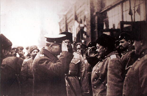 Фредерик Пуль и Антон Деникин, 1918 год.