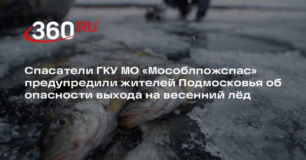 Спасатели предупреждают об опасности выхода на лед в Московской области
