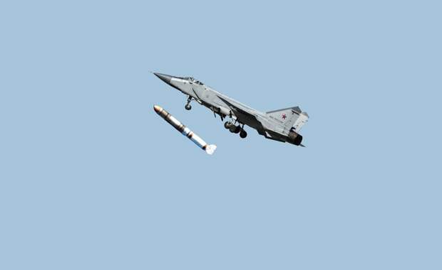 противоспутниковая ракета для Миг-31 (иллюстрация из открытых источников)