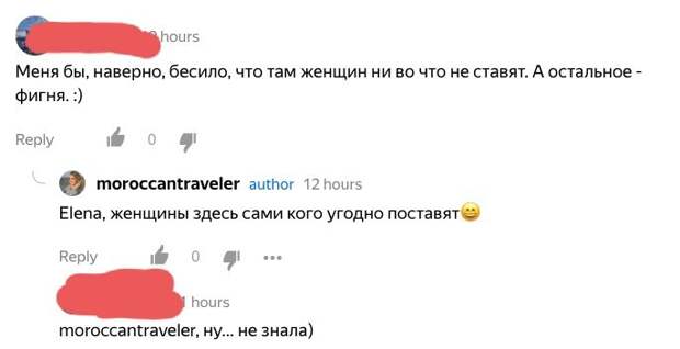 скриншот переписки с моей читательницей
