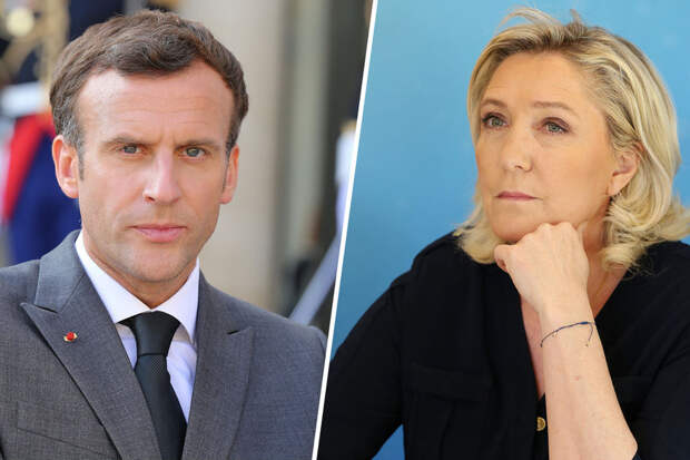 За партию Ле Пен готовы проголосовать больше французов, чем за Макрона