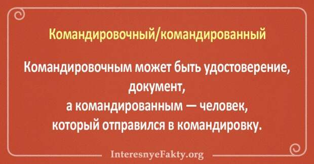 10 пар слов, значения которых постоянно путают