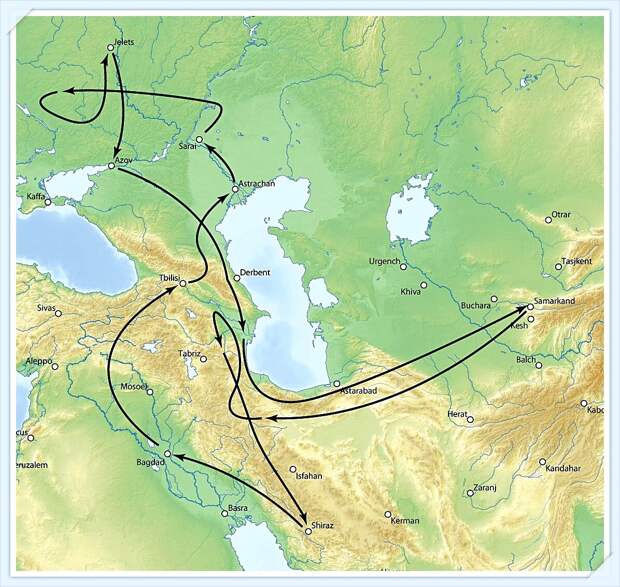 Поход Тимура против Золотой Орды в 1395 году
