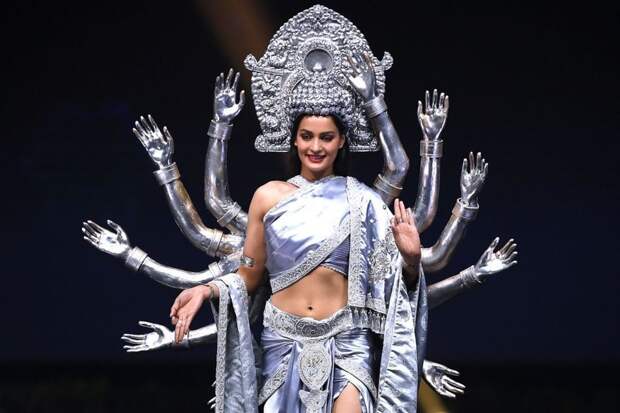 Мисс Непал ynews, конкурс костюмов, конкурс красоты, красивые девушки, мисс вселенная, мисс вселенная 2018, национальные костюмы, участницы