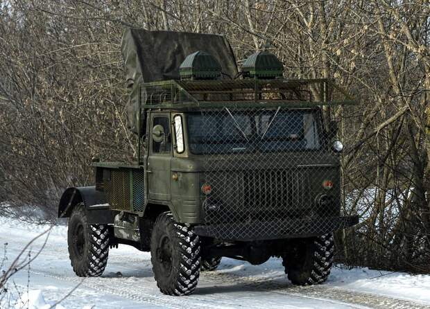 В зоне СВО заметили РЭБ-«Шишигу»