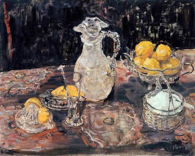 Натюрморт с лимонами. 1921. Макс Слефогт.