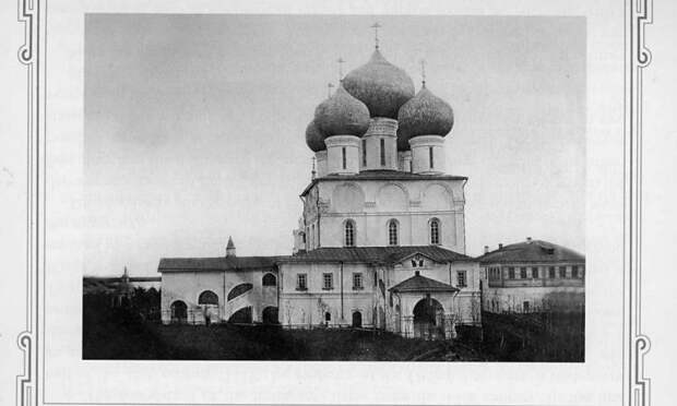 Вид Николаевского Корельского монастыря. Открытка начала ХХ века