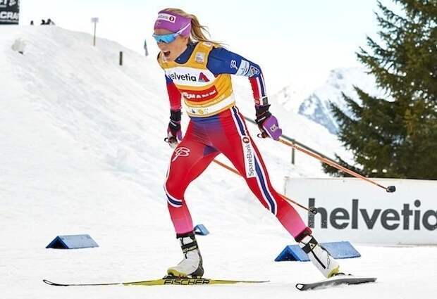 Норвежская лыжница Йохауг в третий раз стала чемпионкой мира в скиатлоне
